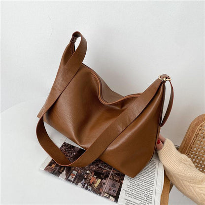 Large-capacity Bag Female Four Seasons Trend Fashion Casual All-match One-shoulder Underarm Soft Crossbody Bag