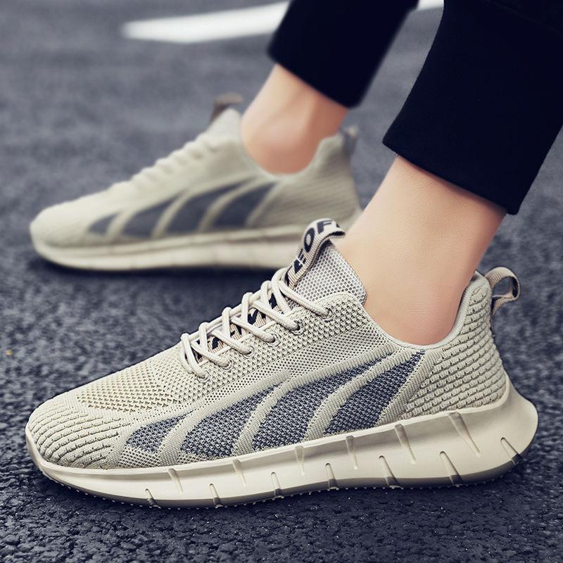 2021 New Summer Men's Shoes Trend Sports Running Shoes Men's Casual Mesh Shoes