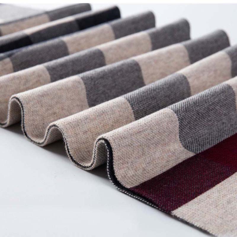 Autumn and Winter Cashmere Scarf Hand-woven Men and Women Windproof and Warm Scarf