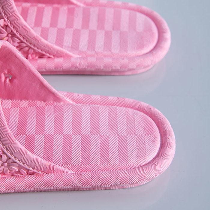 Women's Summer Indoor Bathroom Slippers Anti-Slip Home Slippers Solid Color Large Size Flat Baotou Slippers