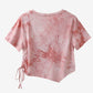 Short-sleeved T-shirt Women's Irregular Short Top Summer Dress Plus Size Women's Fit T-shirt