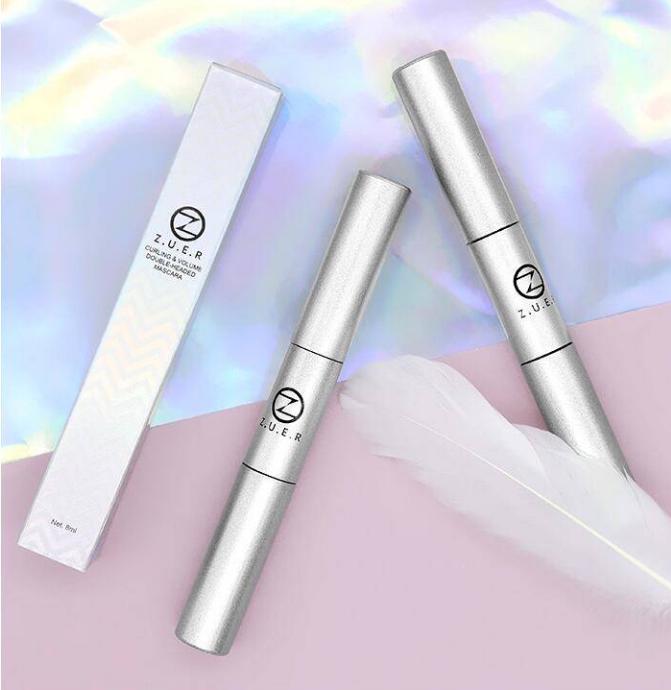 Mascara double-headed ultra-fine brush head does not smudge waterproof elongated curled and dense
