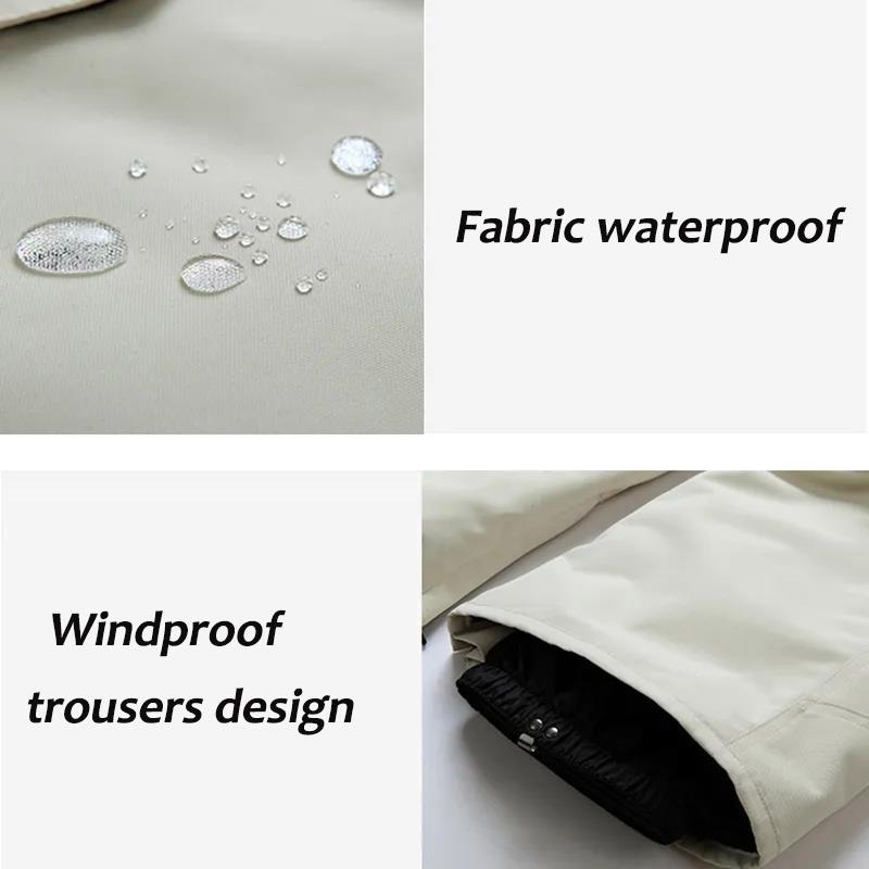 Outdoor Sportswear Unisex Waist Protection Snowboard Pants Waterproof and Wear-resistant Ski Warm-up Pants