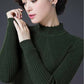 Winter Women's Woolen Sweater  Thickened Warm Turtleneck Sweater Slim Cashmere Sweater Jumper Tops