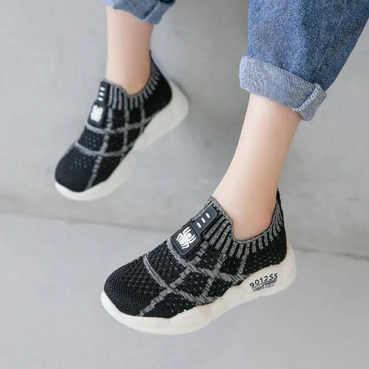 Children's Sports Shoes Mesh Girls Casual Shoes Boys Breathable Running Shoes Soft Sole Baby Shoes