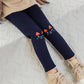 Girls' Leggings Autumn and Winter 2021 Plus Velvet Thickening Thin Velvet Warm Baby Children's Pants Stretch Outer Wear