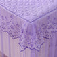 Thickened Bedside Table Cover Lace Fabric Floor-to-ceiling Dust Cover Bedroom Bedside Table Cover Cover Multi-purpose Universal Cover Towel