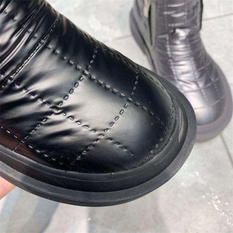 2021 Winter Non-slip and Velvet Warm High-top One-step All-match Short Boots