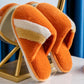 Autumn and Winter Pure Cotton Slippers Indoor Non-slip Soft-soled Shoes Warm Simple Plush Cotton Shoes