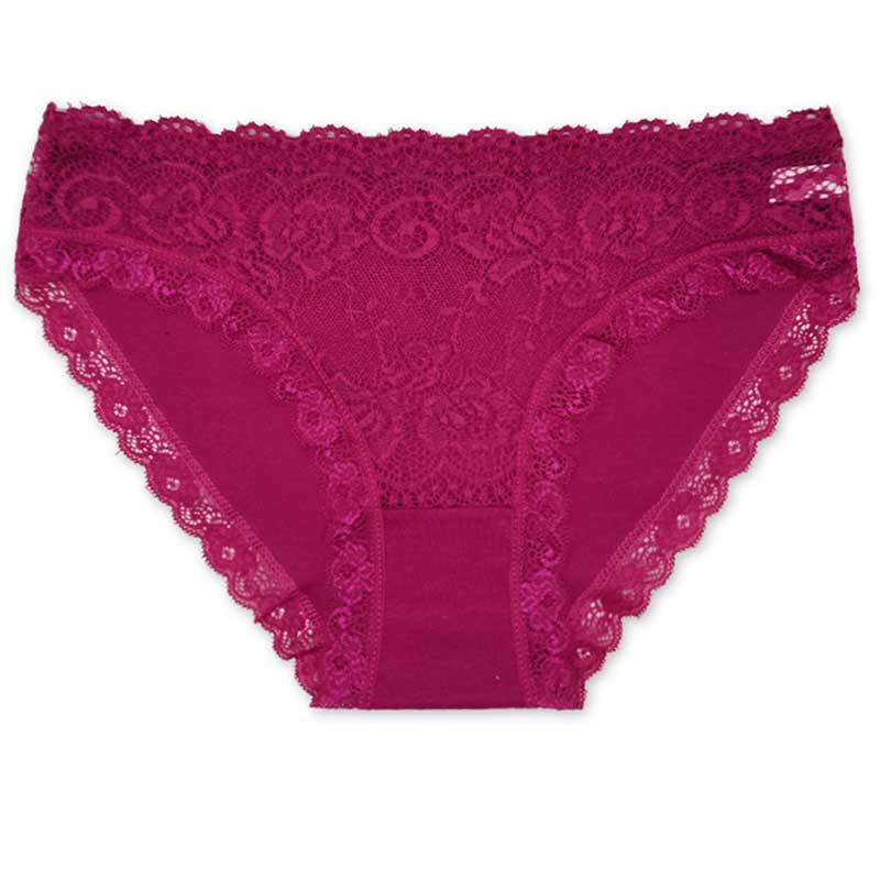 Women's Underwear Lace Sexy Seamless Breathable Cotton Hollow Glamorous Underwear