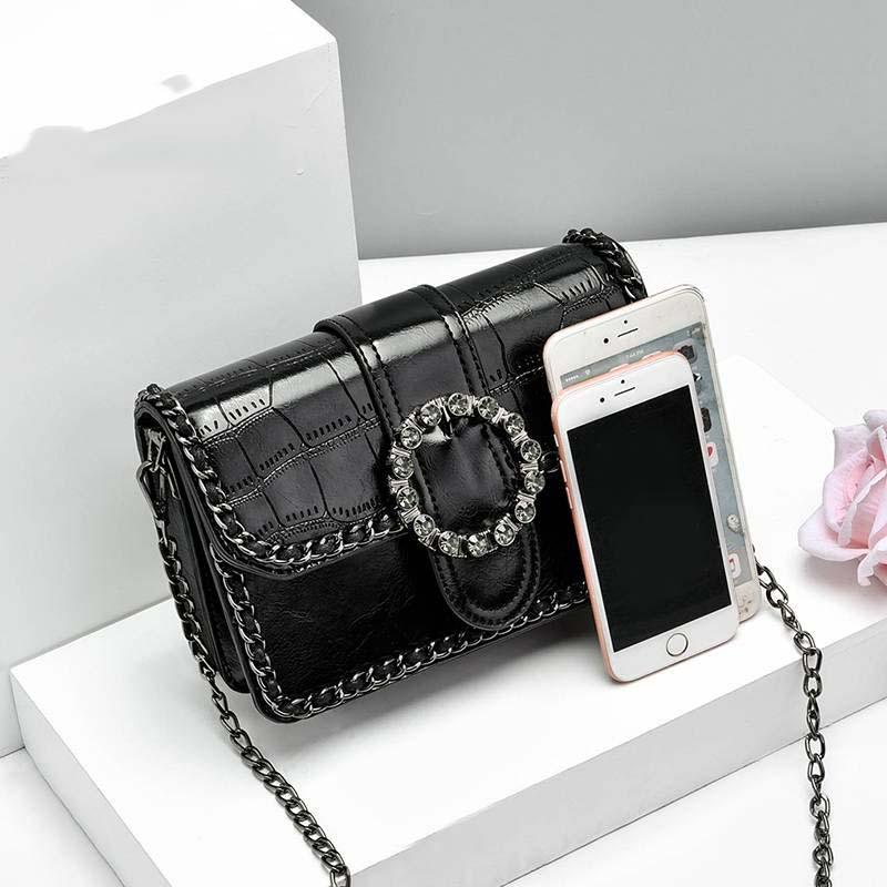 PU Leather Women Shoulder Bag Chain Messenger Bag Ladies Crossbody  Bag