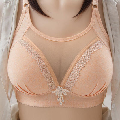 Large and Thin Anti-sagging Side Chest and Anti-sagging Beautiful Back Underwear Bra No Steel Ring Gathers Ladies Tube Top
