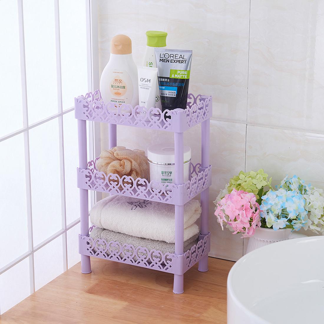 DIY Stand Shelf Holder Case Beautuful Commodity 3 Tiers Rack Storage Organizer