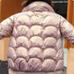 Down Cotton Jacket Winter Loose Korean Color Glossy No-wash Stand Collar Short Cotton Jacket Suitable for Women
