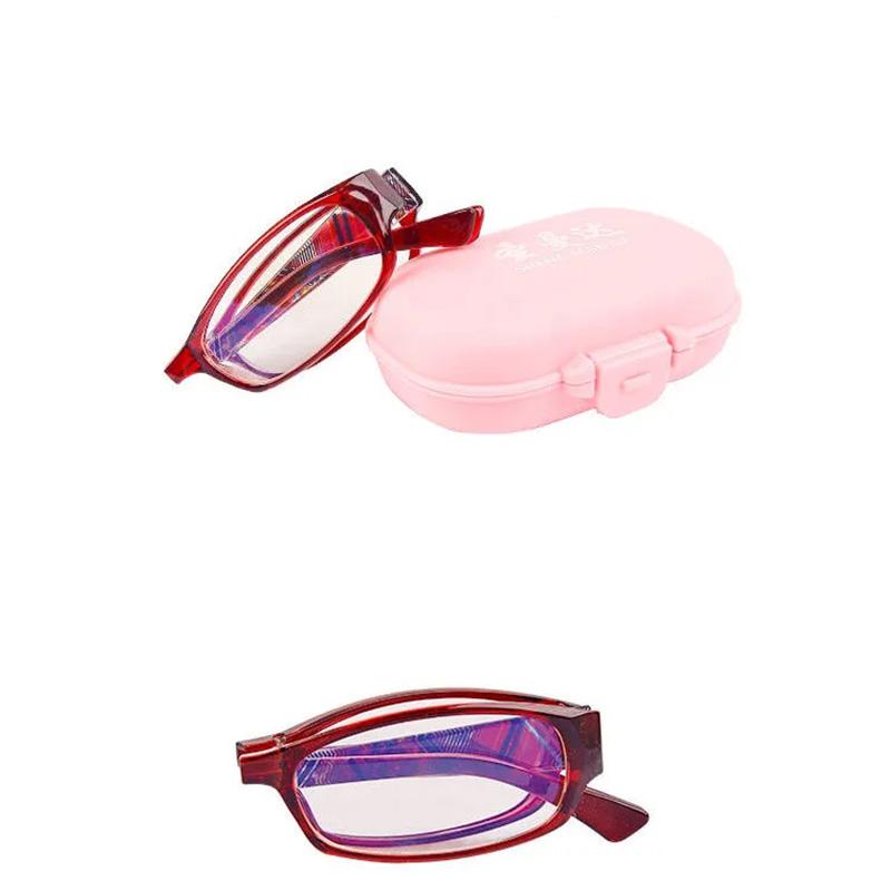 Japan Imported Presbyopic Glasses Female High-definition Folding Presbyopic Glasses Male Anti-blue Light Anti-fatigue Foldable Old Age Glasses