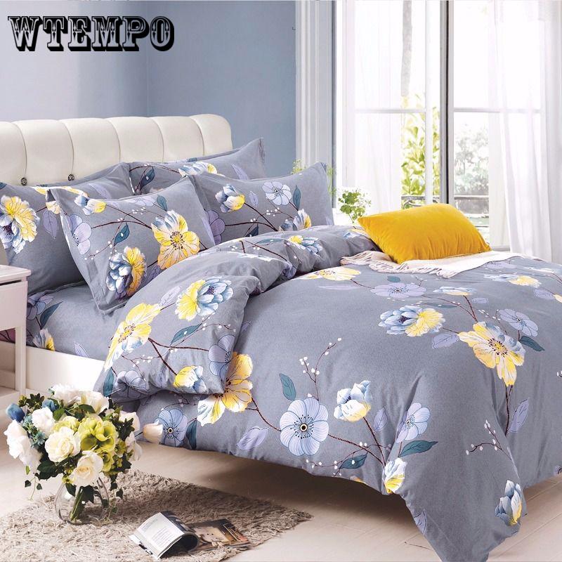 Bed Cover Set Cartoon Duvet Cover Adult Bed Sheets and Pillowcases Comforter Bedding Set