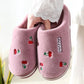 Autumn and Winter Pure Cotton Slippers Indoor Non-slip Soft-soled Shoes Warm Simple Plush Cotton Shoes