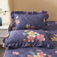 48*74cm Bed Pillowcases A Pair of Pastoral Print Lace Pillowcases Quilted Thickened Large Pillowcases
