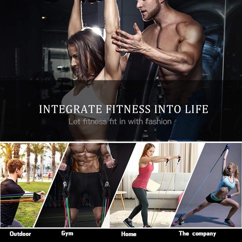 Tension Rope Home Fitness Elastic Rope Chest Expansion Training Fitness Equipment Male Elastic Band Home Weight Loss Resistance Band