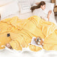 Blanket Quilt Coral Fleece Sheet Blanket Sheet Double Milk Fleece Thick Flannel Winter Dormitory Student Fleece Blanket