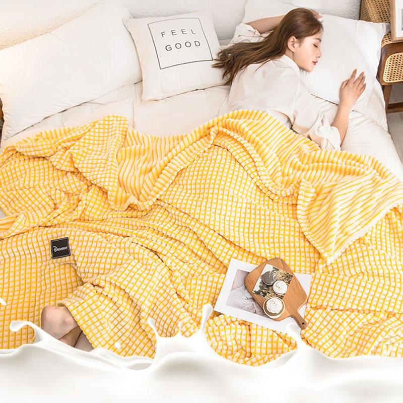 Blanket Quilt Coral Fleece Sheet Blanket Sheet Double Milk Fleece Thick Flannel Winter Dormitory Student Fleece Blanket