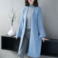 Spring and Autumn Loose Cardigan Sweater Mid-length Knitted Thicken Top Fashion Simple Female Jacket