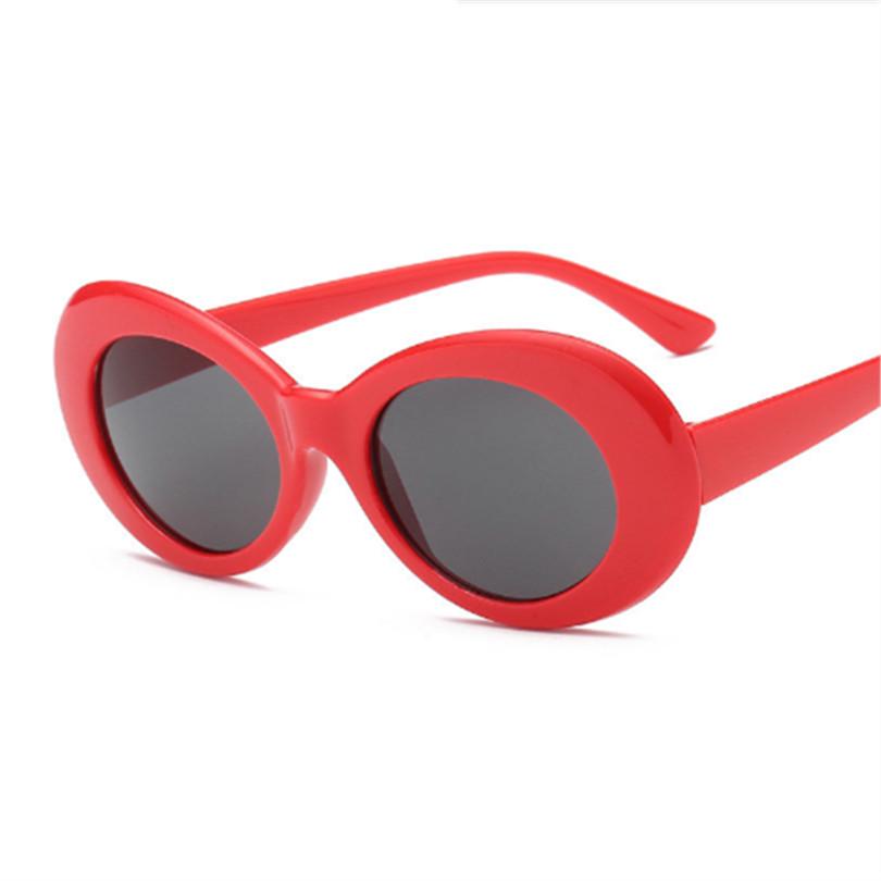 Clout Goggles NIRVANA Kurt Cobain Round Sunglasses Men Women Brand Designer Mirrored Glasses Male Fe