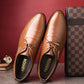 Men's Shoes Leather Embossing Classic Fashion Luxury Non Slip Mans Footwear Anti-slip Black