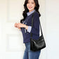 Women Multi-Layer Crossbody Bags Portable PU Leather Large Capacity Classic Soft Surface Casual