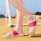 WTEMPO Unisex Summer Sandals Men's Women Slippers Flip Flops Non-slip Soft Beach Shoes Home Go Out Bathroom
