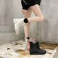 Rain Boots Female Adult Water Shoes Non-slip Waterproof Wear-resistant All-match Fashion Mid-tube Rain Boots