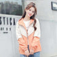 Color Matching Loose Hooded Sports Baseball Uniform Casual All-match Jacket Short Jacket Women