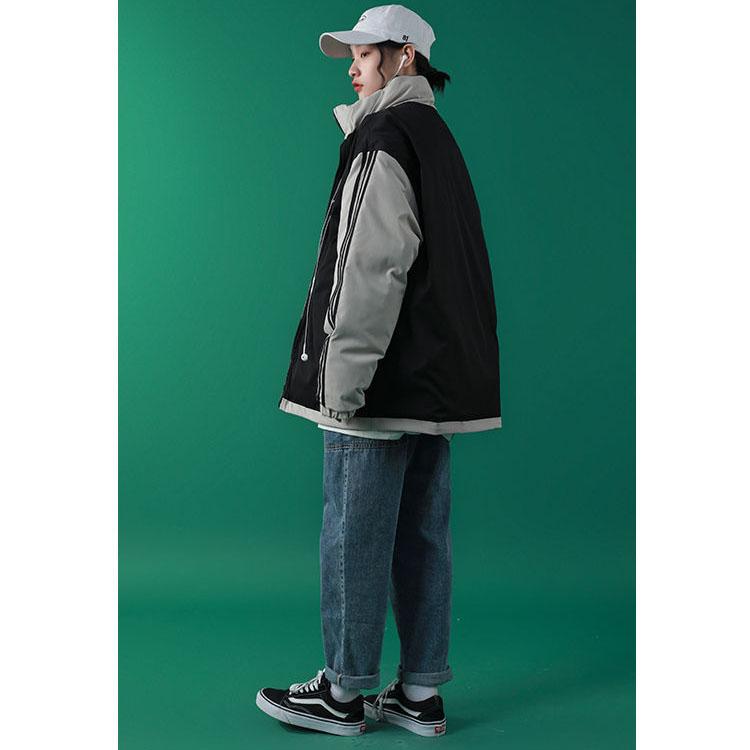 Two-sided Pu Leather Cotton Jacket Women's 2020 New Style Stand-up Collar Loose Thick Cotton-padded Jacket Cotton-padded Jacket Bread Clothes