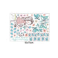 [Wall sticker] DIY cartoon butterfly wall stickers flowers beautiful girls wall decals kids rooms be
