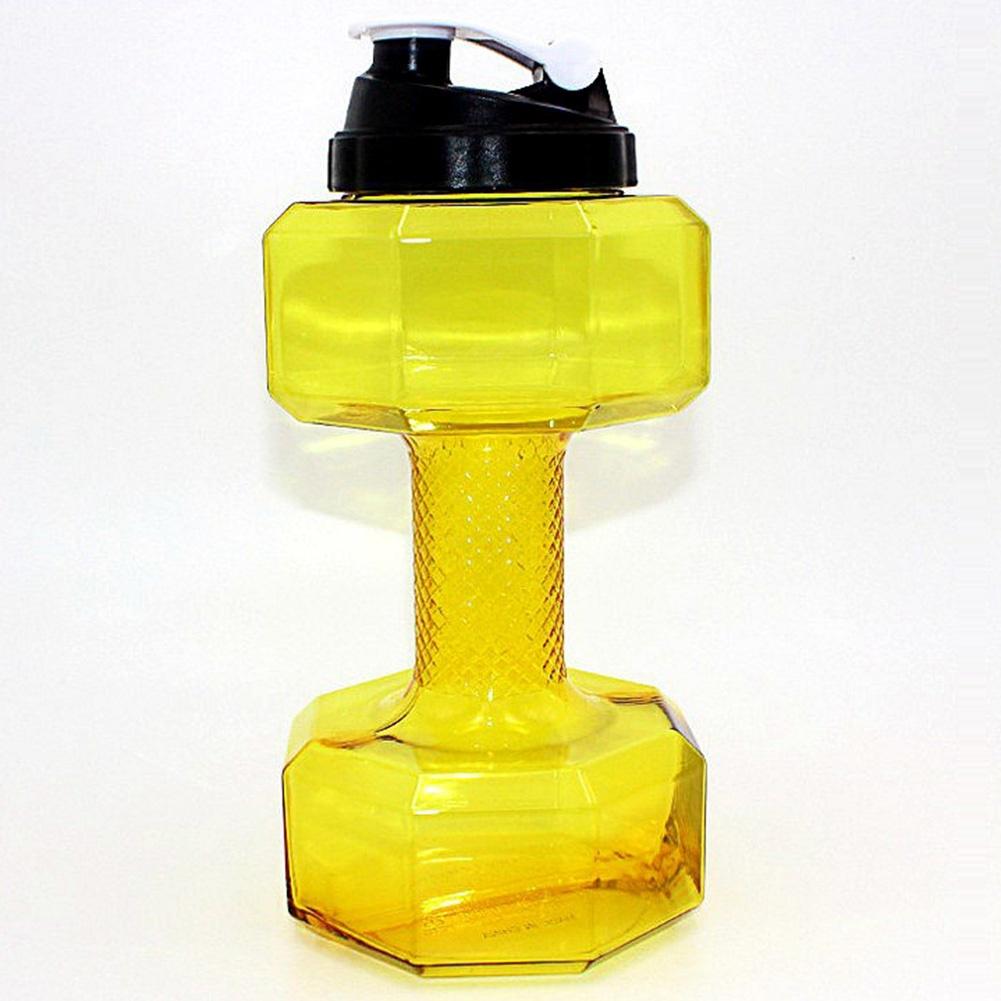2.5L Dumbbells Shape High-Capacity Sports Water Bottle