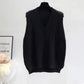 Palnic Female Knit Spring and Autumn School Style Sweater Vest Oxyte Woolen Horse Sewen