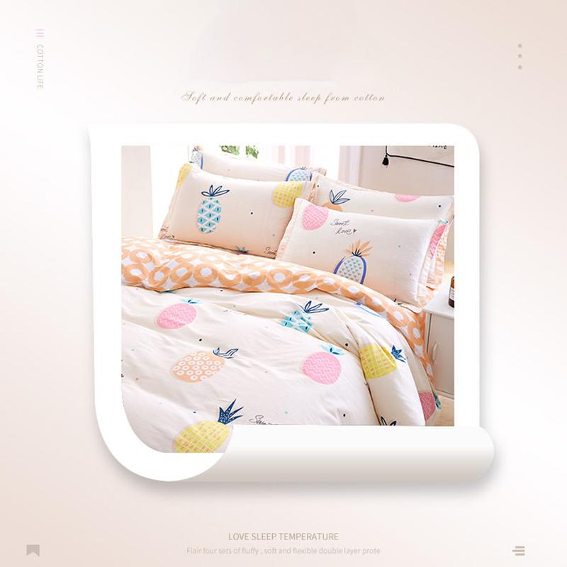 Cotton Quilt Cover Single Piece Cotton Quilt Cover for Double Bed