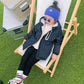 Girls Warm and Windproof Down Padded Jacket Plus Velvet Thick Winter Jacket