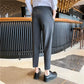 Spring and Summer Trousers Men's Trend Slim Straight Casual Suit Trousers Business Activities Work Men's Pants
