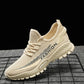 Spring and Autumn Men's Trendy Shoes Flying Mesh Casual Sports Men's Shoes Korean Version of All-match Running Shoes Light