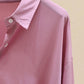 Cotton Shirt Women's 2021 Spring and Autumn Korean Version of Solid Color Long-sleeved Drape Loose Casual Sunscreen Shirt Top