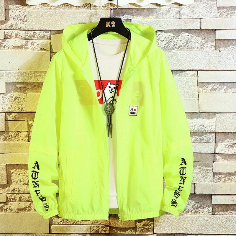 Sun Protection Clothing Men's Jacket Ultra-thin Breathable UV Protection Men's Skin Clothing Summer Outdoor Windbreaker Men