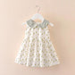 Girls Dress Summer Cotton Vest Princess Skirt Children's Doll Collar Sleeveless Skirt Baby Floral A-line Skirt