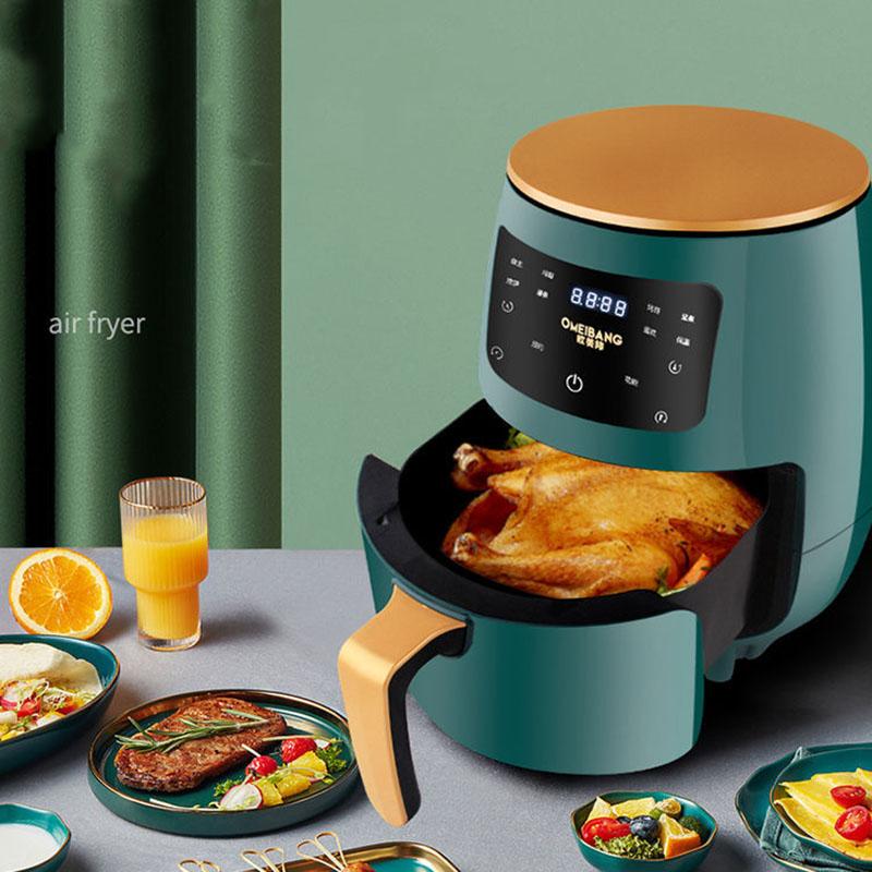 Household Multifunctional Air Fryer Large-capacity Oil-free Automatic Intelligent Fries Machine Electric Fryer