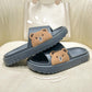 Cute Slippers Men Summer Cartoon Rabbit Home Couple Slippers Bathroom Non-slip Home Sandals Women Summer Outdoor Wear