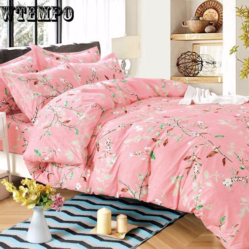 Bed Cover Set Cartoon Duvet Cover Adult Bed Sheets and Pillowcases Comforter Bedding Set