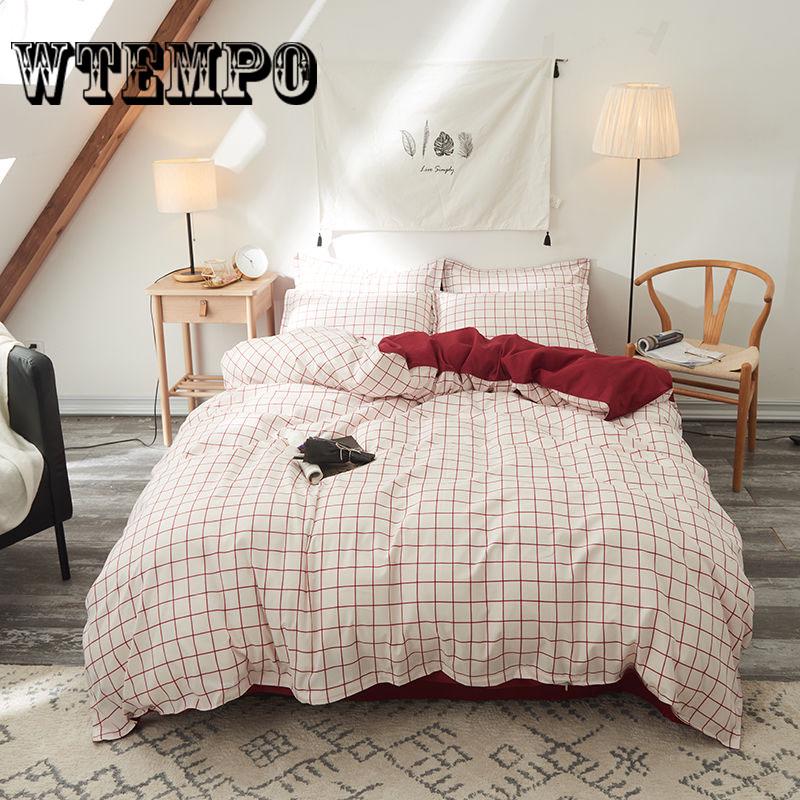 Printing High Quality 4pcs/set Bed Linings Duvet Cover Bed Sheet Pillowcases Cover Set