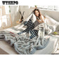 Blanket Quilt Thickened Double Coral Fleece Blanket Comfortable Dormitory Home Winter Blanket