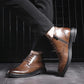 Autumn Men's Casual Leather Shoes Men Winter Plush Business Shoes Men's British Style Martin Boots