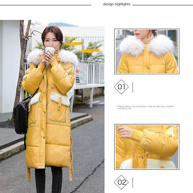 Bread Down Padded Jacket Women's Padded Jacket Women's Mid-length Over The Knee Loose Padded Jacket